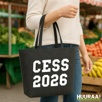 Filzshopper CESS 2026 Abschluss Belgien (frz.) 22 Liter Filztasche