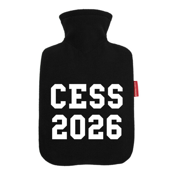 Wärmflasche CESS 2026 Abschluss Belgien (frz.)