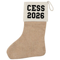 Weihnachtsstrumpf CESS 2026 Abschluss Belgien (frz.) Beige