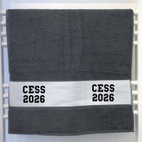 Handtuch CESS 2026 Abschluss Belgien (frz.) 50x100cm