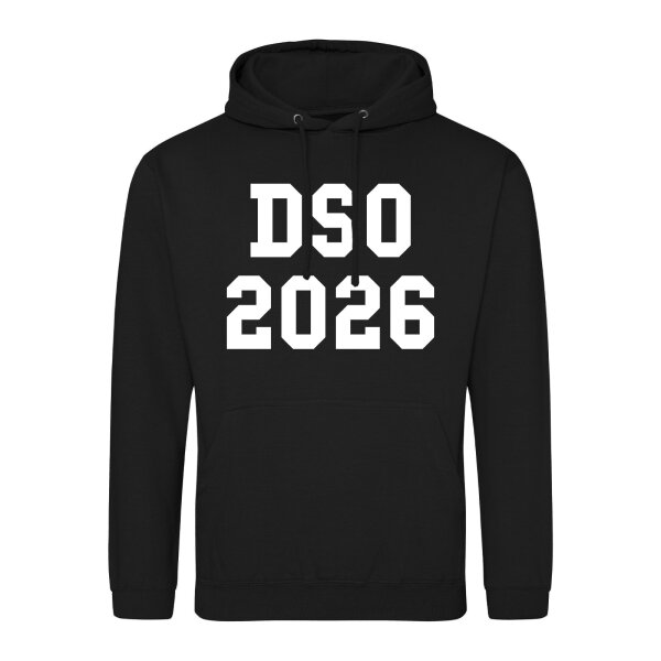 Unisex Hoodie DSO 2026 Abschluss Belgien (ndl.) Größe S-3XL
