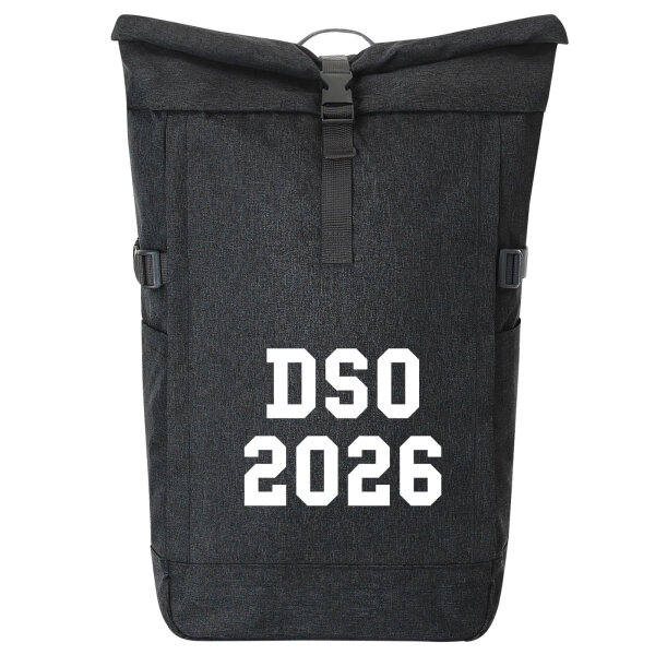 Kurierrucksack DSO 2026 Abschluss Belgien (ndl.) 30-44 Liter Black Melange