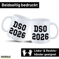 Kaffeetasse DSO 2026 Abschluss Belgien (ndl.) 330ml