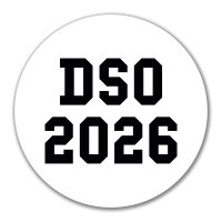 Aufkleber DSO 2026 Abschluss Belgien (ndl.) 10cm Sticker