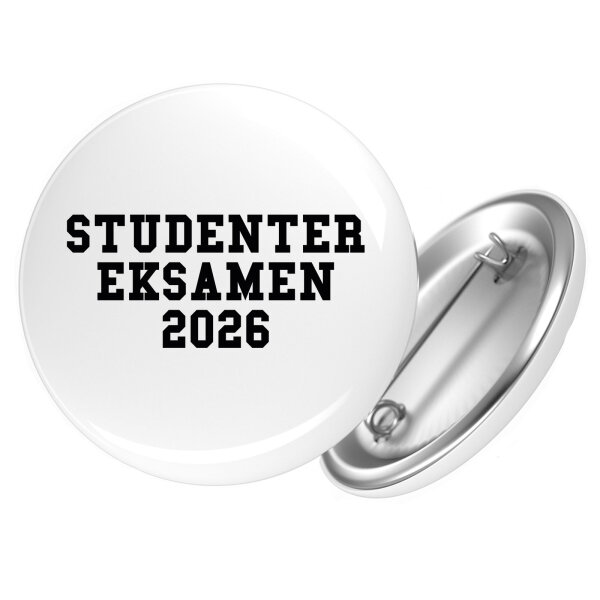 Button Studentereksamen 2026 Abschluss Dänemark