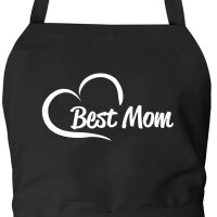 Schürze Best Mom Heart