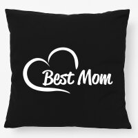 Kissen Best Mom Heart 40x40cm