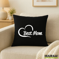 Kissen Best Mom Heart 40x40cm