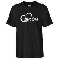 Herren T-Shirt Best Dad Heart