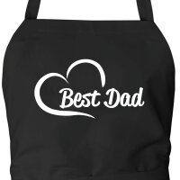 Schürze Best Dad Heart