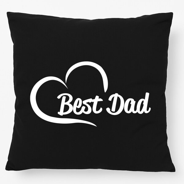 Kissen Best Dad Heart 40x40cm