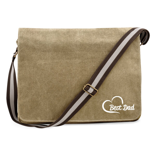 Umhängetasche Best Dad Heart 14 Liter