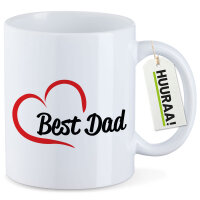 Kaffeetasse Best Dad Heart 330ml
