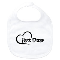 Baby L&auml;tzchen Best Sister Heart Klettverschluss