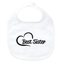 Baby Lätzchen Best Sister Heart