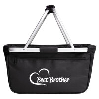 Einkaufskorb faltbar Best Brother Heart 20 Liter...