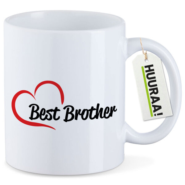 Kaffeetasse Best Brother Heart 330ml