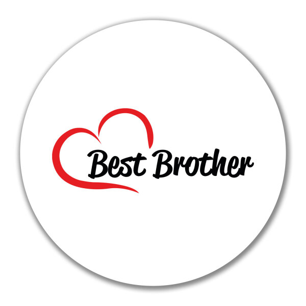 Aufkleber Best Brother Heart 10cm Sticker
