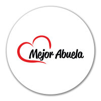 Aufkleber Mejor Abuela Corazón 10cm Sticker
