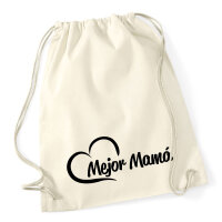 Turnbeutel Mejor Mamá Corazón 12 Liter