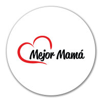Aufkleber Mejor Mamá Corazón 10cm Sticker