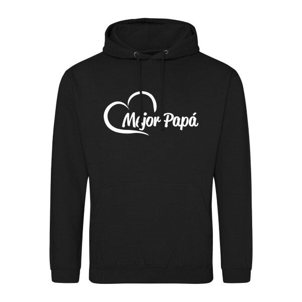 Unisex Hoodie Mejor Papá Corazón Größe S-3XL