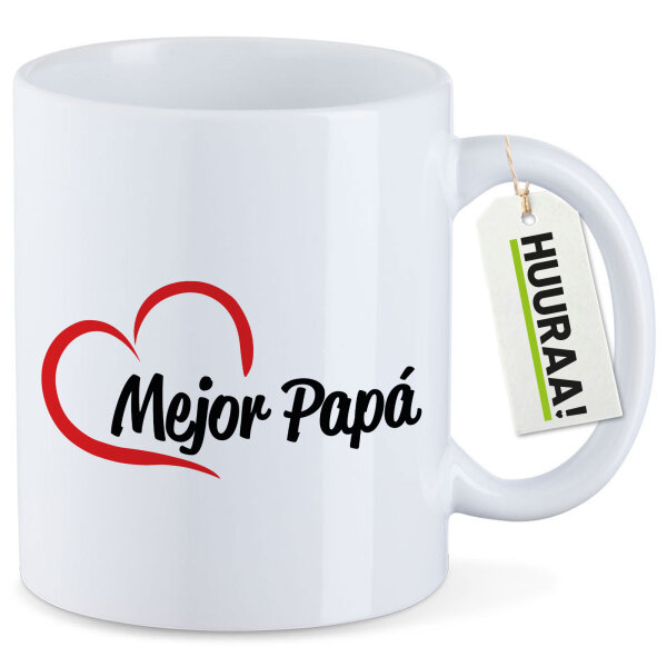 Kaffeetasse Mejor Papá Corazón 330ml