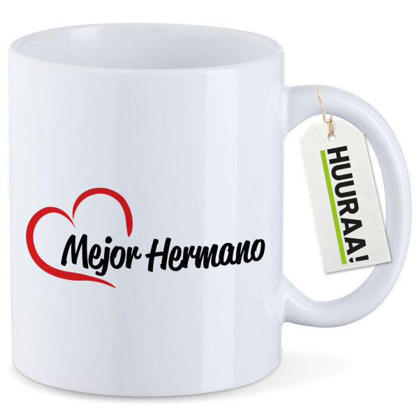 Kaffeetasse Mejor Hermano Corazón 330ml