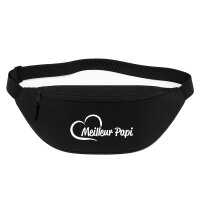 Bauchtasche Meilleur Papi Cœur 2,5 Liter Black...