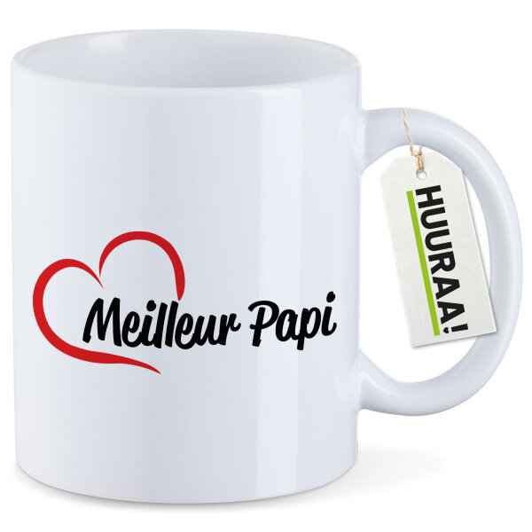 Kaffeetasse Meilleur Papi Cœur 330ml