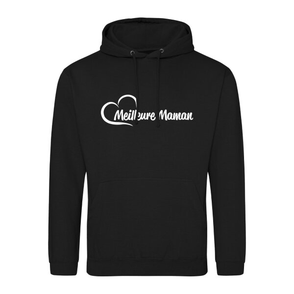 Unisex Hoodie Meilleure Maman Cœur Größe S-3XL