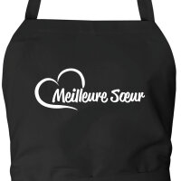 Schürze Meilleure Sœur Cœur