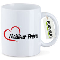 Kaffeetasse Meilleur Frère Cœur 330ml