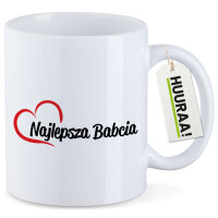 Kaffeetasse Najlepsza Babcia Serce 330ml