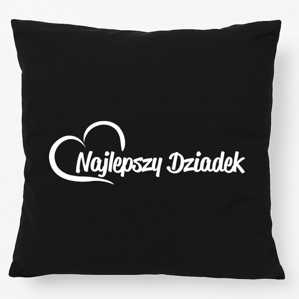 Kissen Najlepszy Dziadek Serce 40x40cm