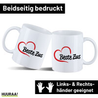 Kaffeetasse Beste Zus Hart 330ml