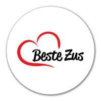 Aufkleber Beste Zus Hart 10cm Sticker