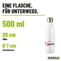 Trinkflasche Beste Zus Hart, 500 ml