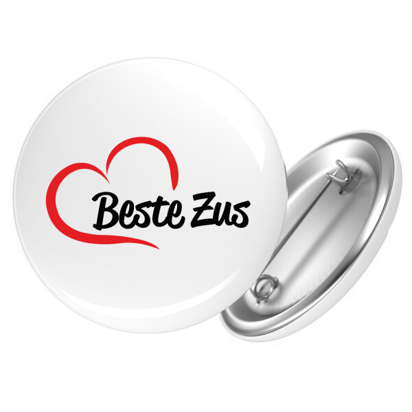 Button Beste Zus Hart