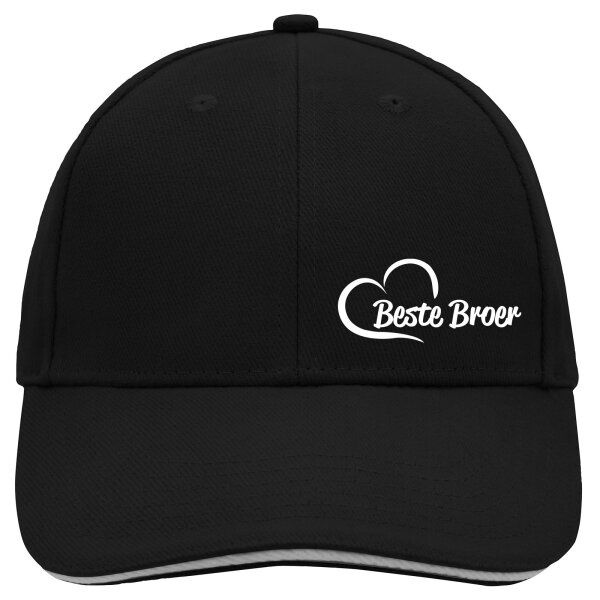 Cappy Mütze Beste Broer Hart