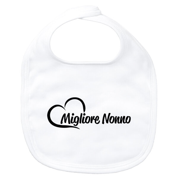 Baby Lätzchen Migliore Nonno Cuore Klettverschluss