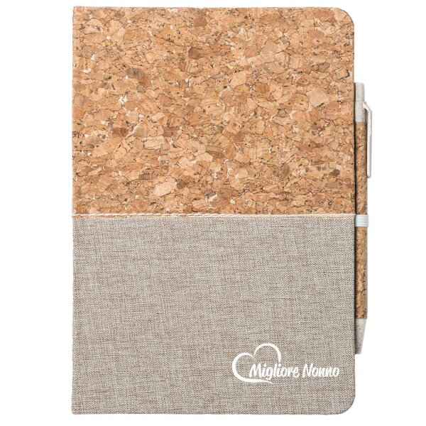 Notizbuch A5 Migliore Nonno Cuore 80 Blatt inkl. Kugelschreiber