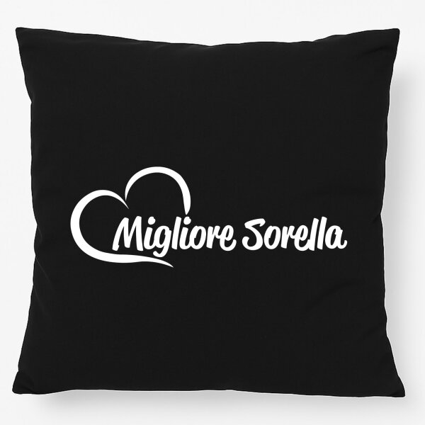Kissen Migliore Sorella Cuore 40x40cm