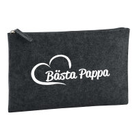 Kulturbeutel Bästa Pappa Hjärta 1 Liter Filz...