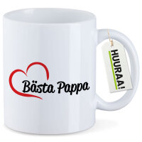 Kaffeetasse Bästa Pappa Hjärta 330ml