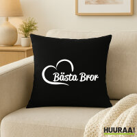 Kissen Bästa Bror Hjärta 40x40cm