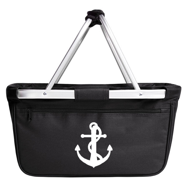 Einkaufskorb faltbar Anker Ankor 20 Liter Tragekorb Black