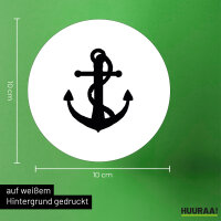 Aufkleber Anker Ankor 10cm Sticker