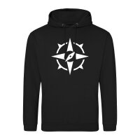 Unisex Hoodie Kompass Bussole Größe S-3XL