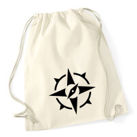 Turnbeutel Kompass Bussole 12 Liter